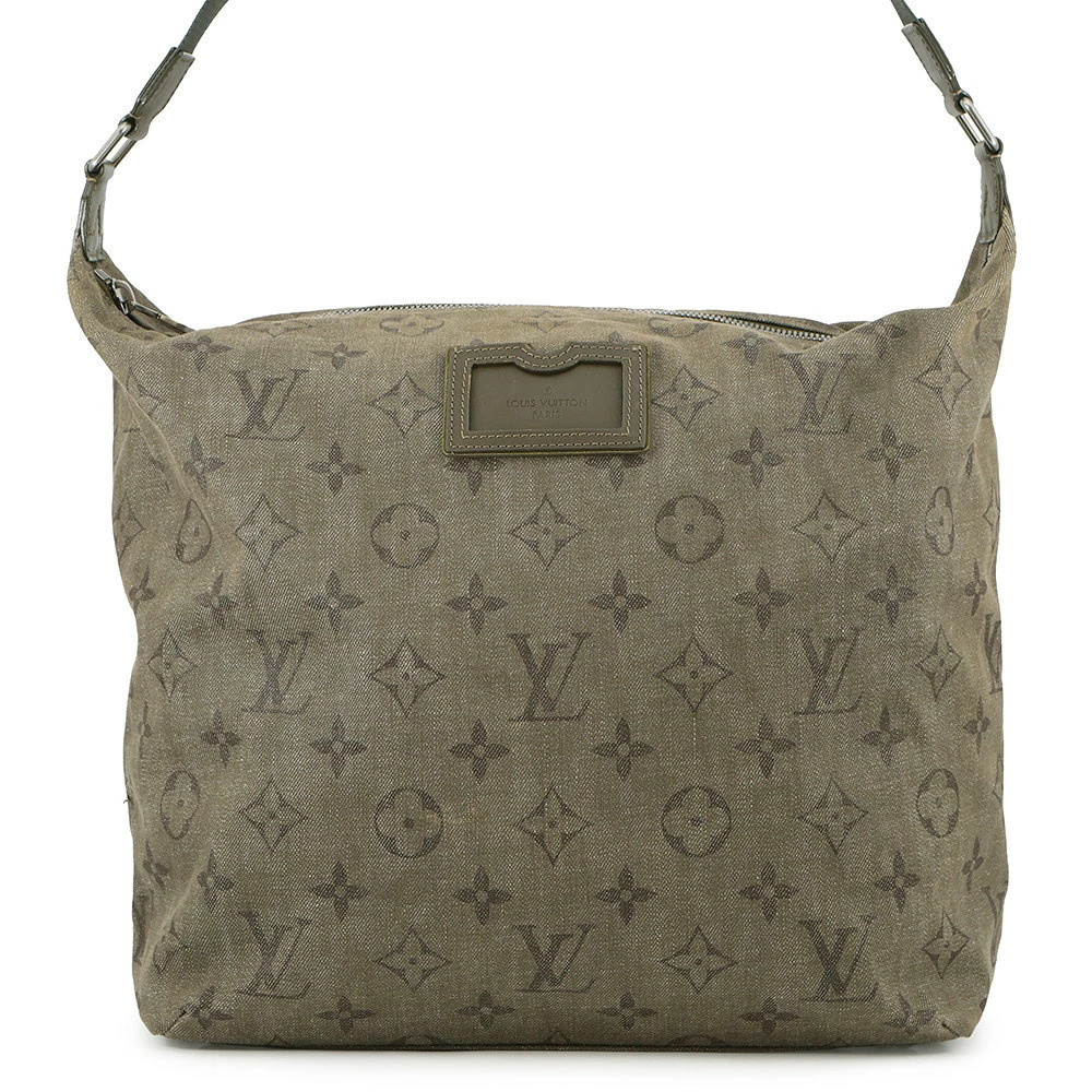 Louis Vuitton Shoulder Bag Monogram Impression Denim Buzas